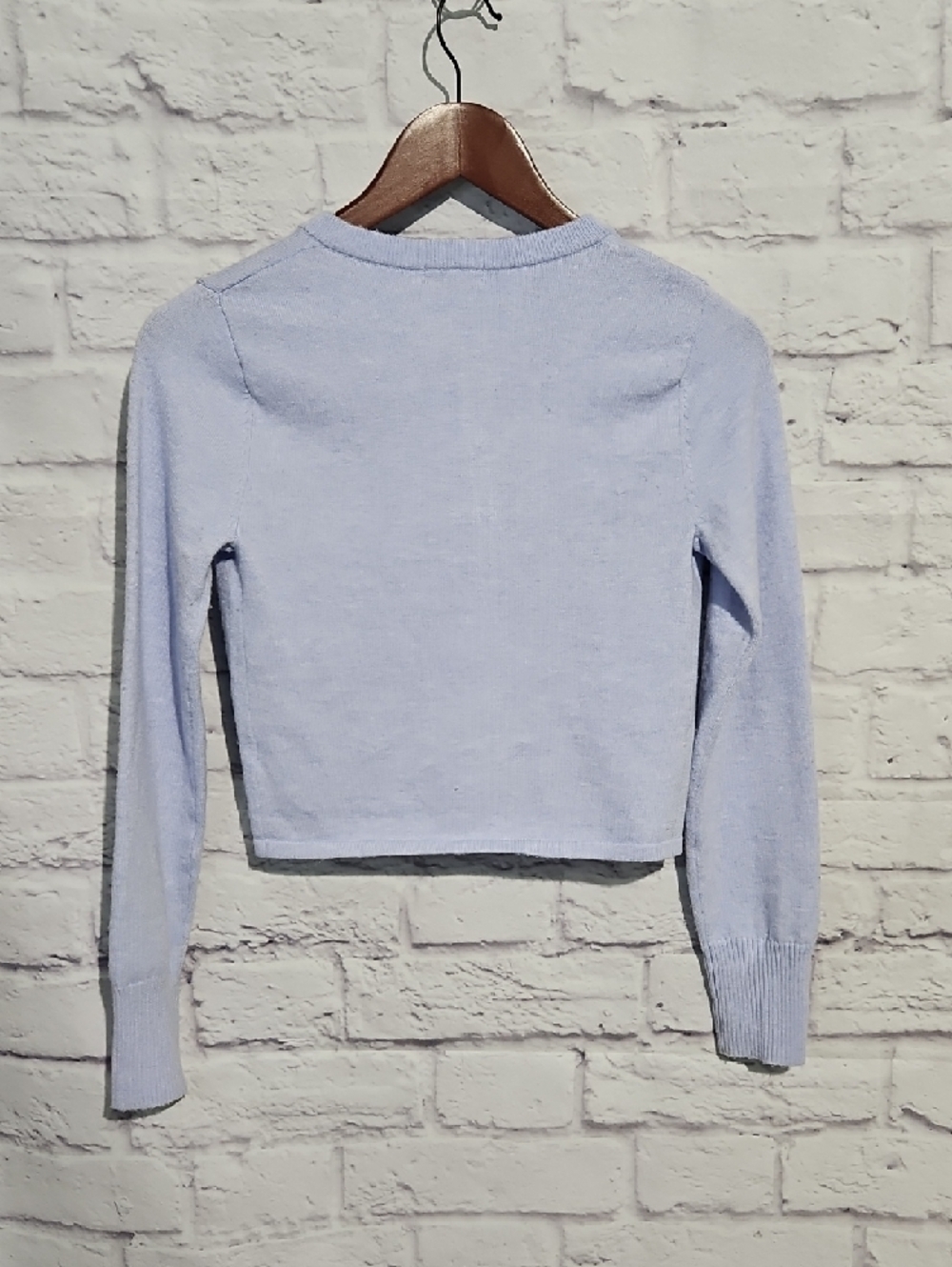 wild fable Pale Blue Cropped Button Cardigan - Picture 6 of 7